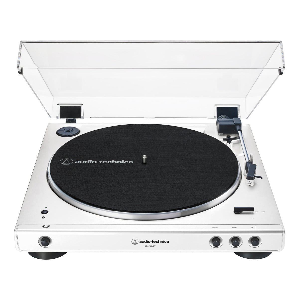 Audio-Technica Consumer AT-LP60XBT-USB-BK Fully Automatic Two-Speed Stereo  Turntable with Bluetooth and USB (Black)