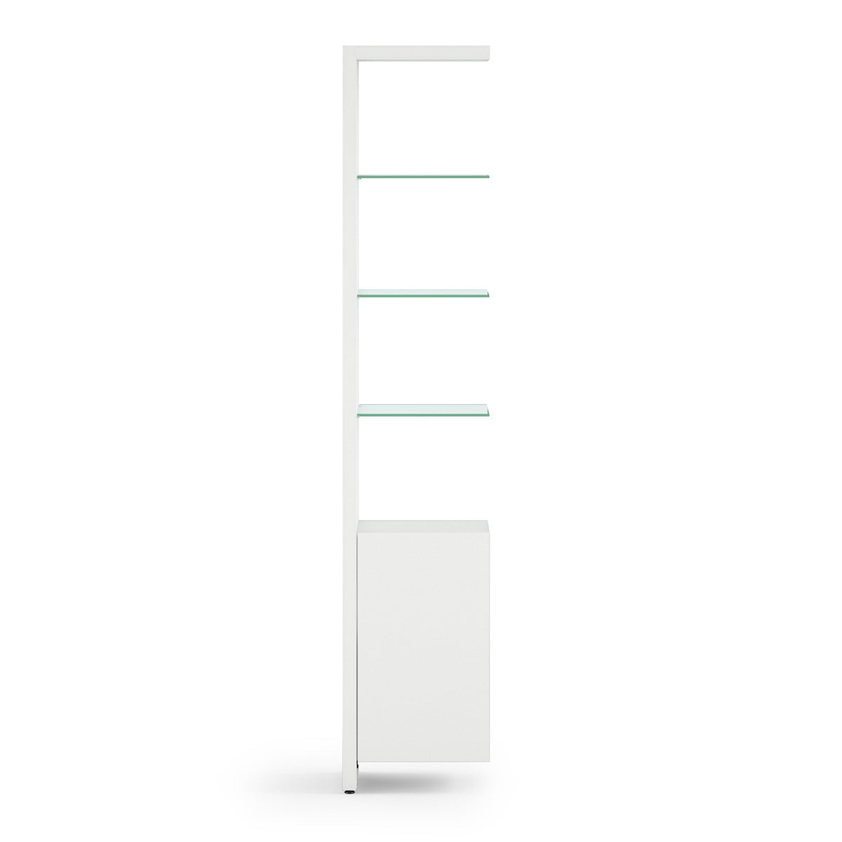 BDI Linea 5801A Single-Wide Cabinet Add-On (Satin White)