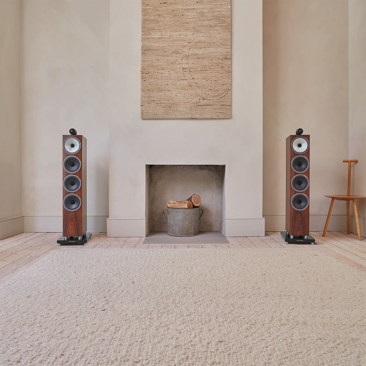 Bowers & Wilkins 702 S3 3-Way Floorstanding Speaker - Each (Mocha)