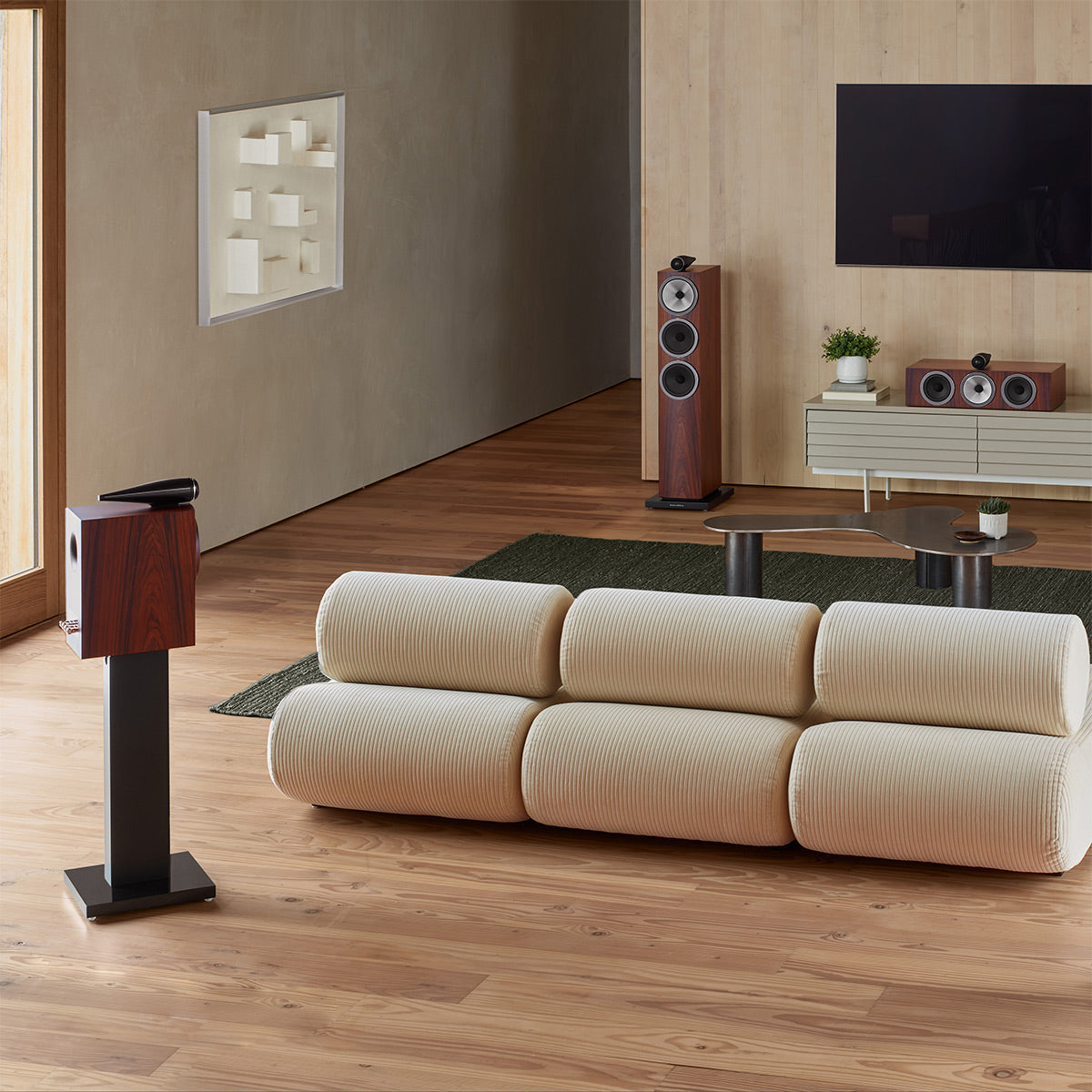 Bowers & Wilkins 703 S3 3-Way Floorstanding Speaker - Each (Mocha)