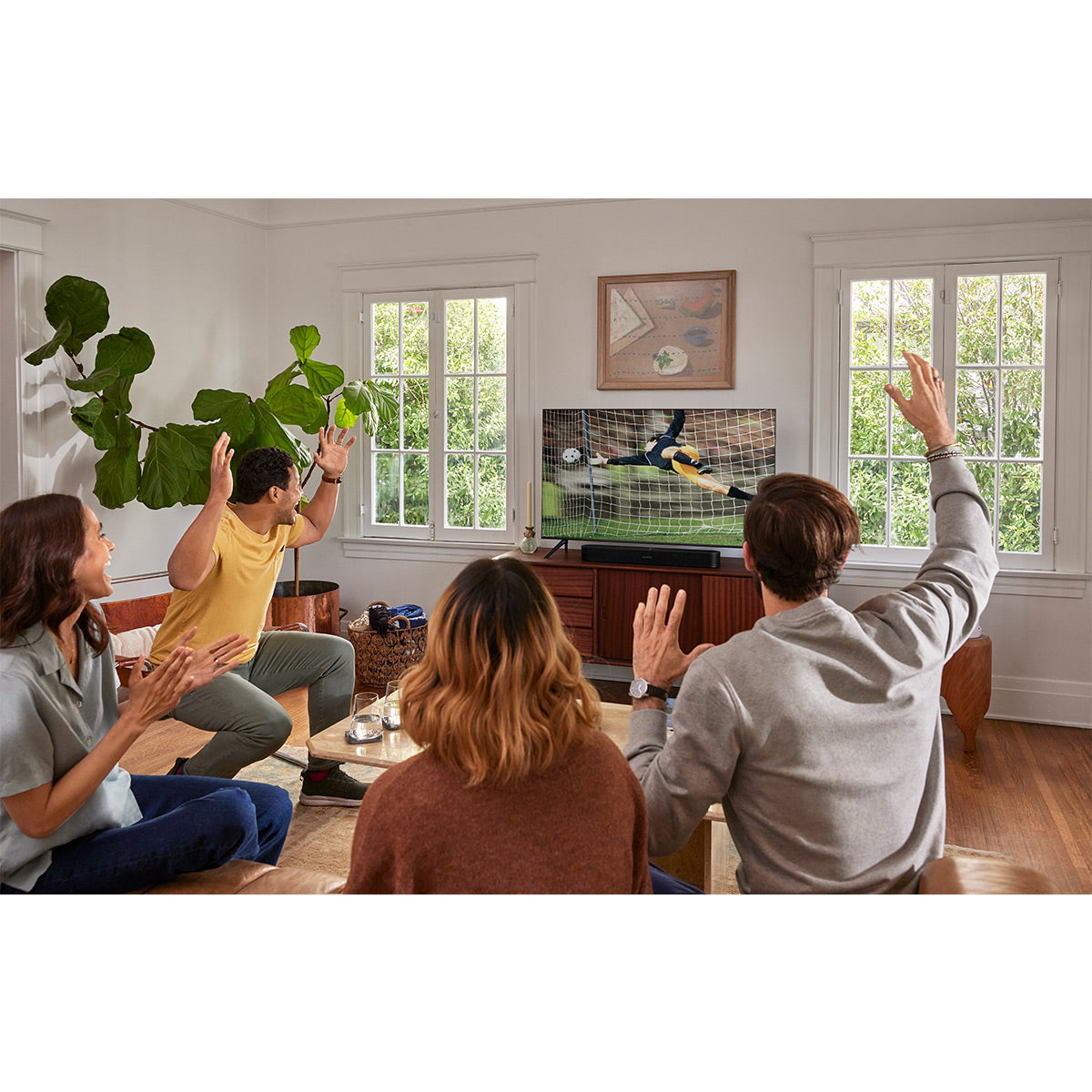 Sonos Surround Set with Beam (Gen 2) and Pair of One SL Speakers (Black)