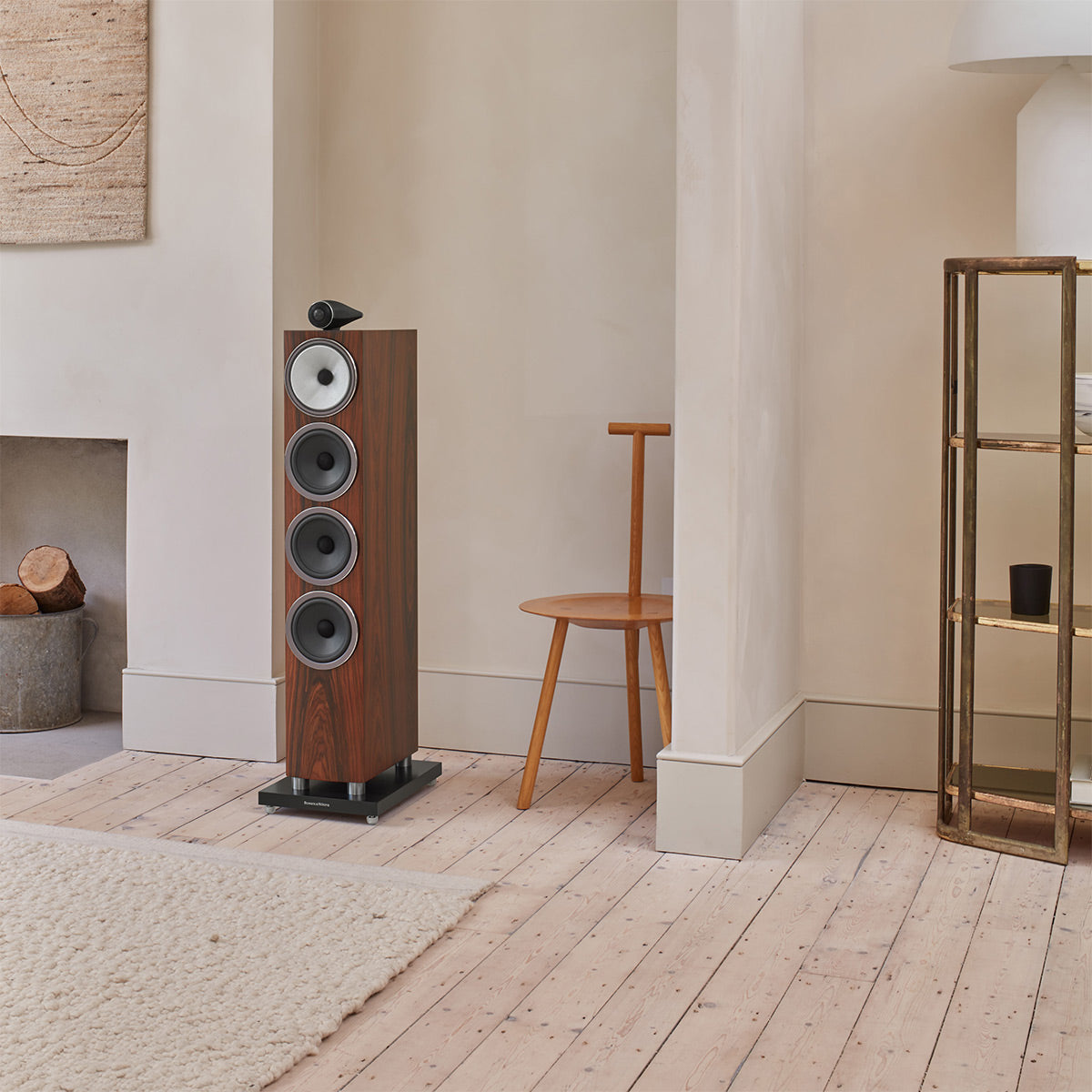 Bowers & Wilkins 702 S3 3-Way Floorstanding Speaker - Pair (Mocha)