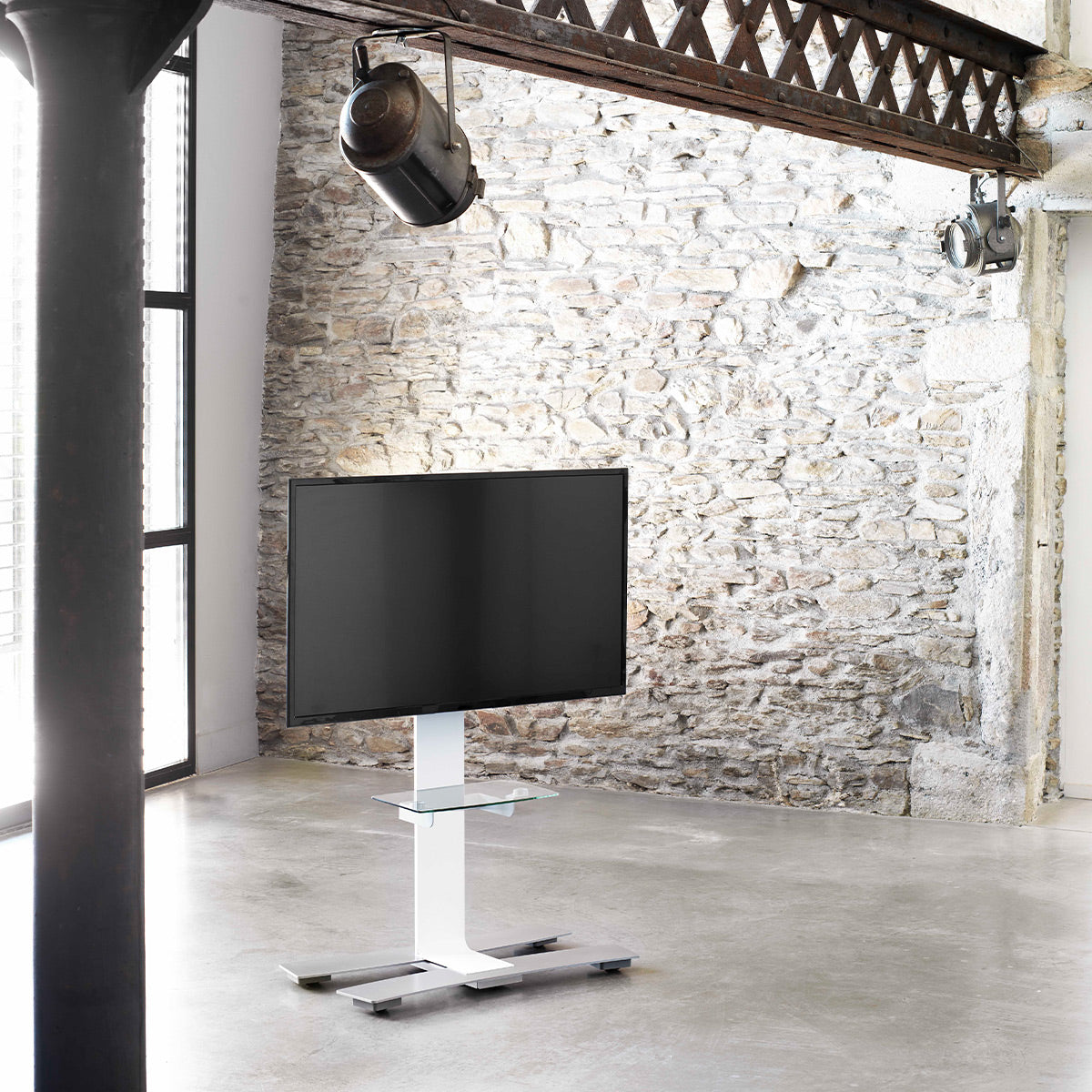 Salamander Designs Acadia Mobile X-Large Fixed Height Wall Stand for 40" - 85" TV