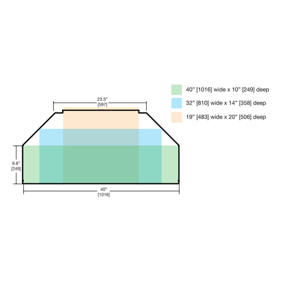 Salamander Designs Chameleon Collection Oslo 329 Twin Speaker Integrated Corner Cabinet (Black Oak with Smoked Glass Doors & Black Glass Top)