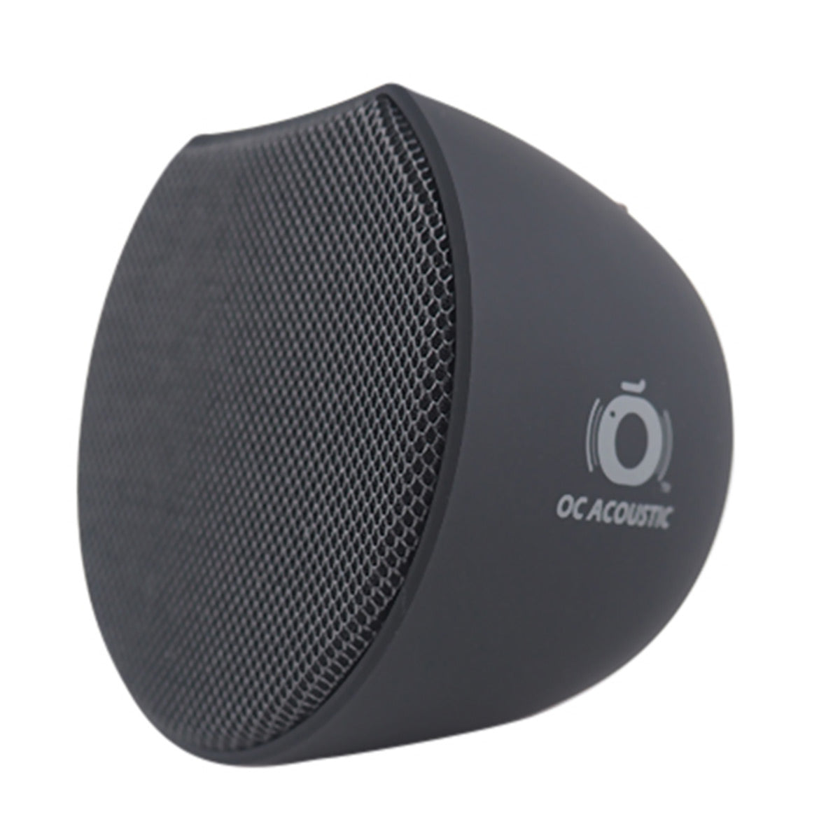 OC Acoustic Newport Plug-in Outlet Speaker with Bluetooth 5.1 and Built-in USB Type-A Charging Port - Set of 4 (Charcoal/Black)