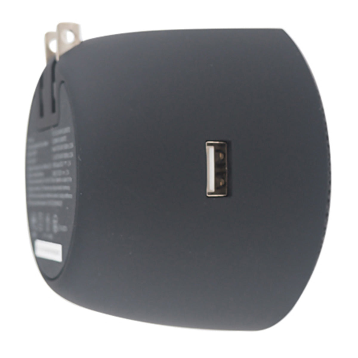 OC Acoustic Newport Plug-in Outlet Speaker with Bluetooth 5.1 and Built-in USB Type-A Charging Port - Set of 4 (Charcoal/Black)