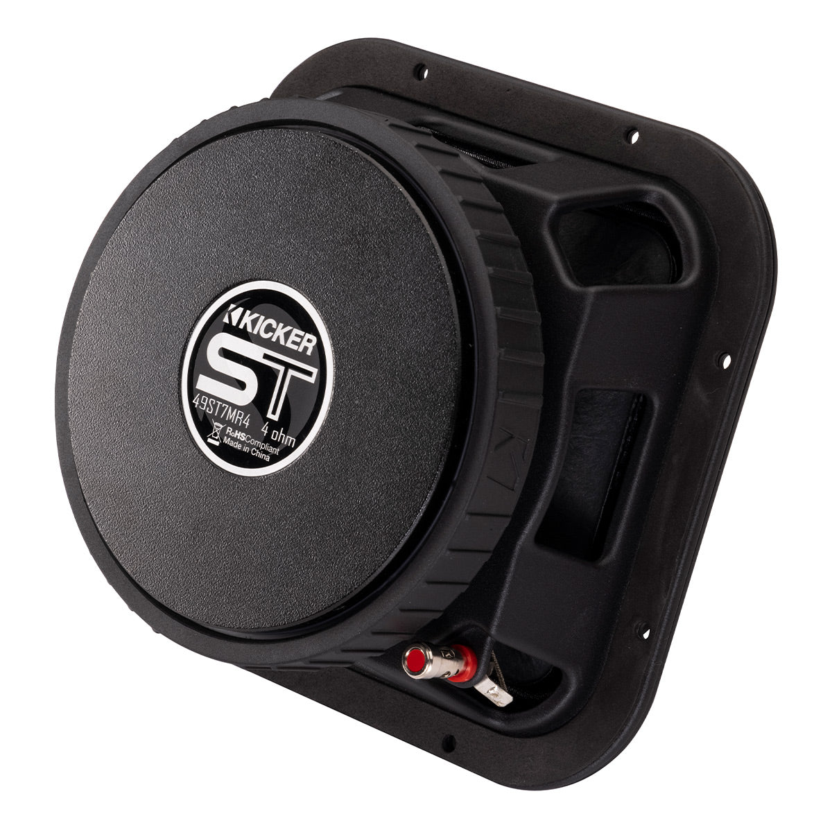 Kicker ST7MR4 7" Street Series Square Midrange 4 Ohm Speakers - Pair
