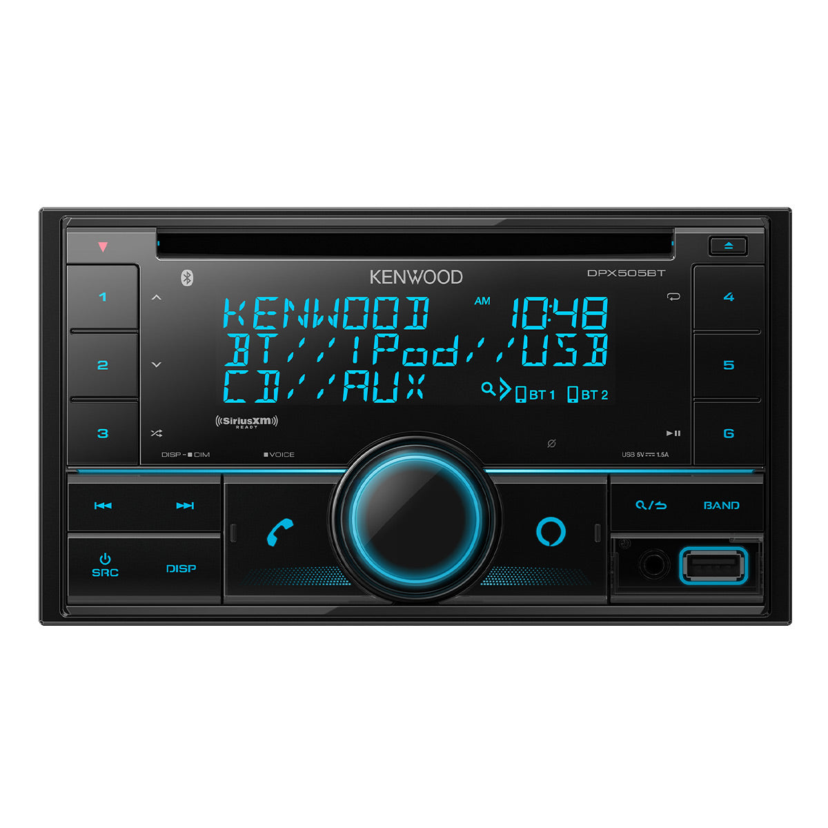 Kenwood DPX505BT CD Receiver with Bluetooth and Amazon Alexa Built