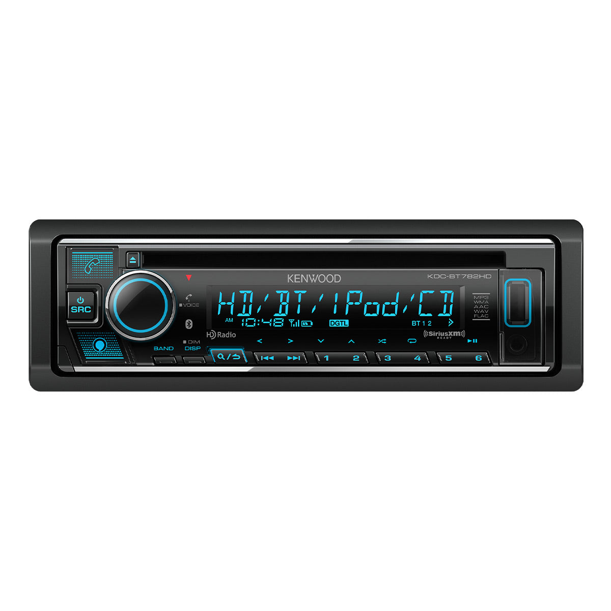 Kenwood KDC-BT782HD CD Receiver with Bluetooth, HD Radio, & Amazon