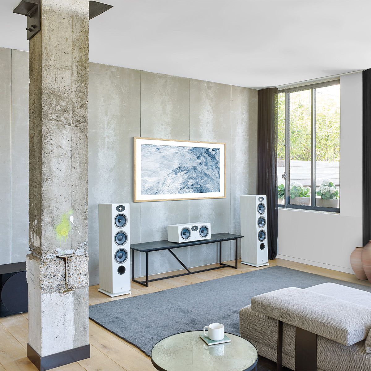 Focal Vestia No.2 3-Way Bass-Reflex Floorstanding Speakers - Pair (Light Wood)