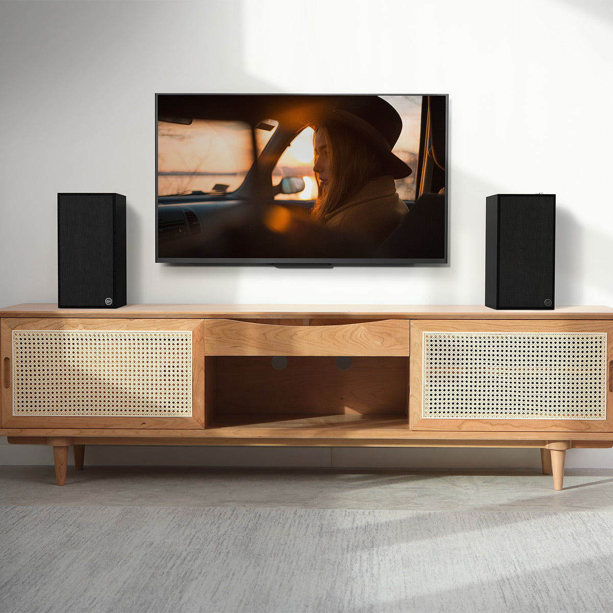 Klipsch The Sevens Heritage Series Wireless Powered Monitors with 6.5" Woofer - Pair (Ebony)