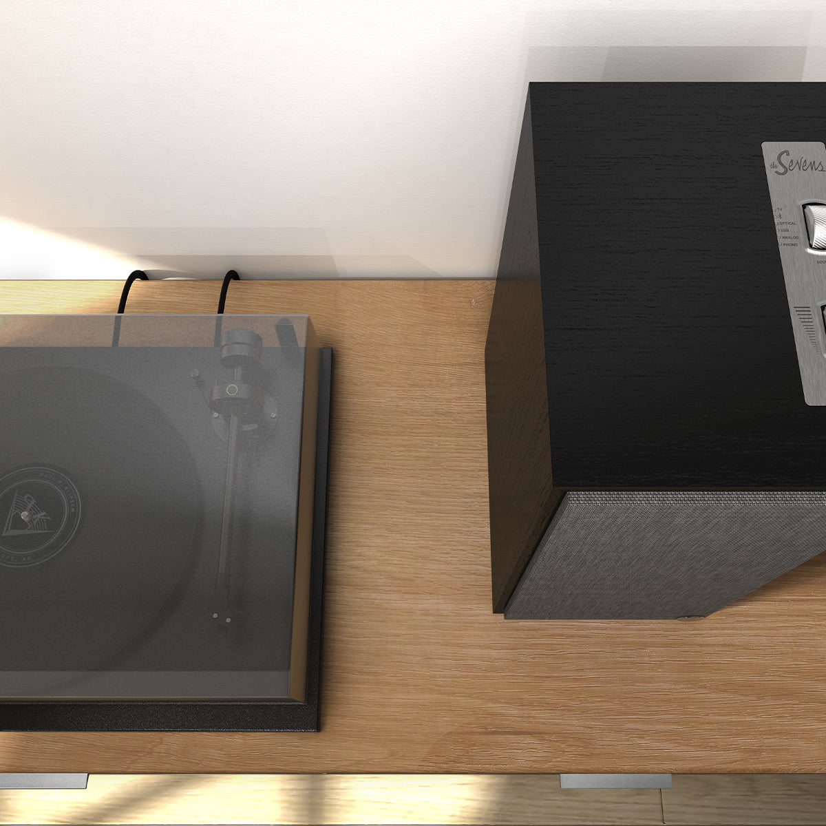Klipsch The Sevens Heritage Series Wireless Powered Monitors with 6.5" Woofer - Pair (Ebony)