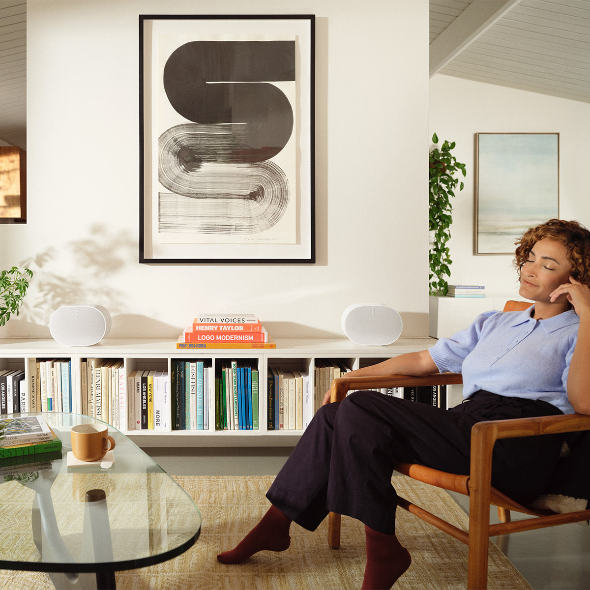 Sonos Immersive Music Set with Pair of Era 300 Voice-Controlled Wireless Smart Speakers (White)