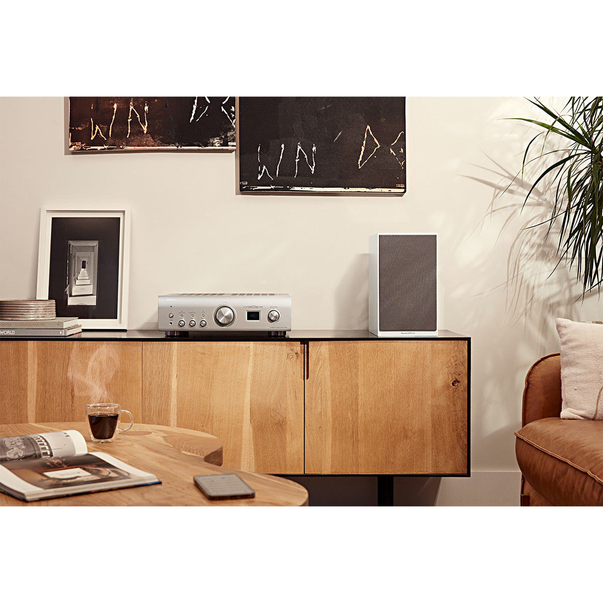 Denon PMA-1700NE 140W Integrated Amp & DCD-1700NE CD/SACD Player (Silver)
