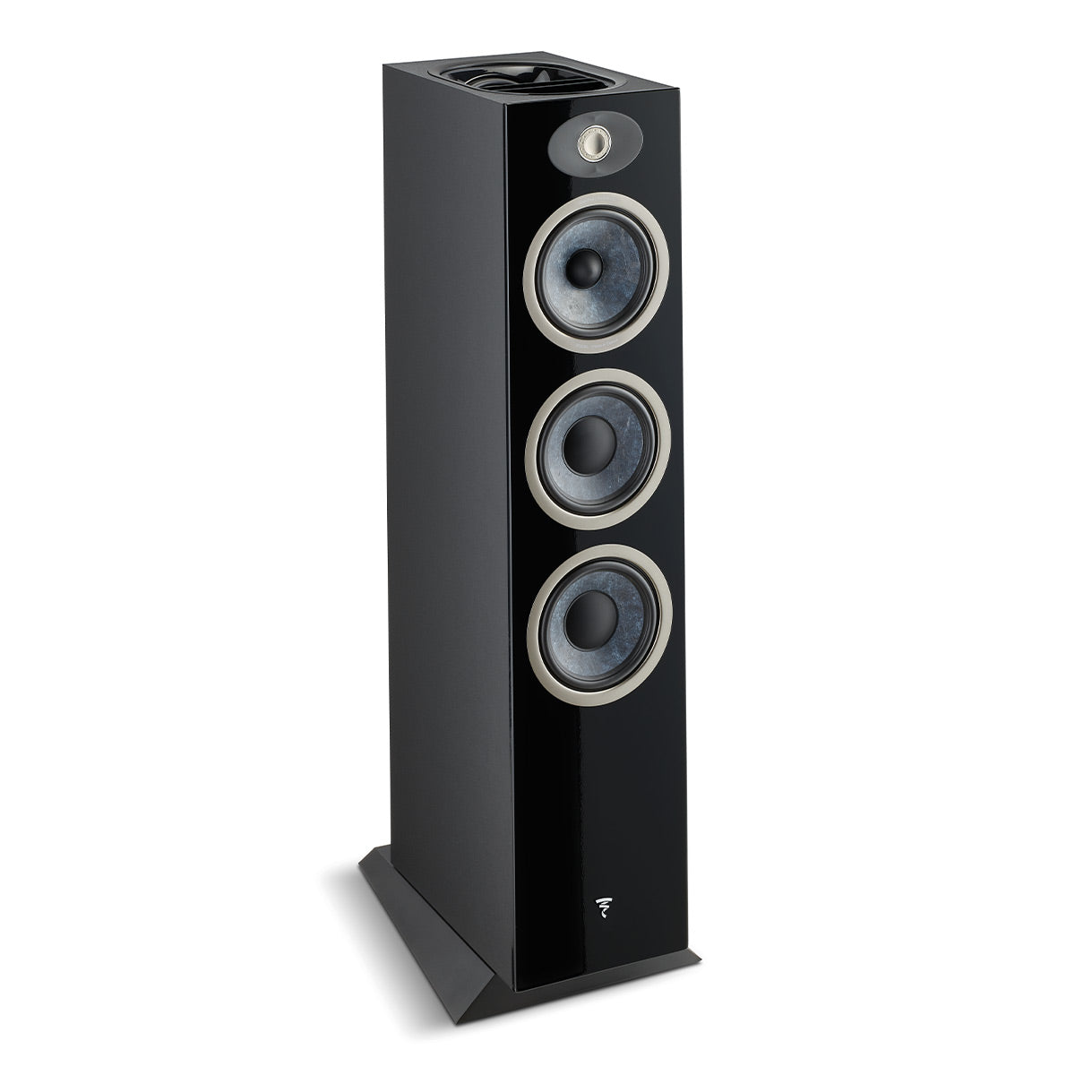 Focal Theva No.3-D 3-Way Bass-Reflex Floorstanding Loudspeaker with 5" Full-Range Up-Firing Driver for Dolby Atmos Effects - Each (Black)