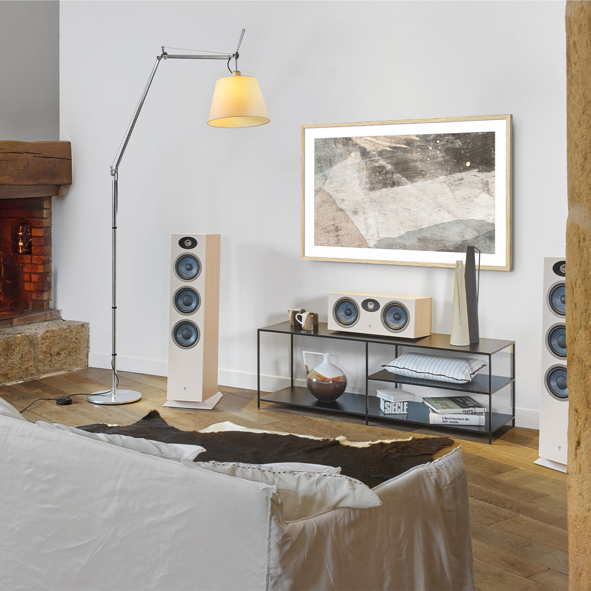 Focal Theva No.3 3-Way Bass-Reflex Floorstanding Loudspeaker - Each (Light Wood)