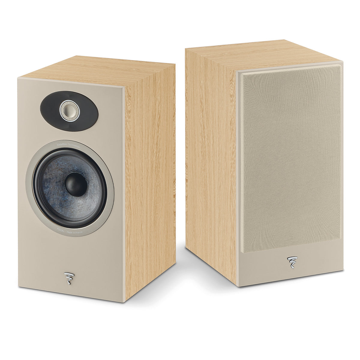 Focal Theva No.1 2-Way Bass-Reflex Bookshelf Loudspeakers - Pair (Light Wood)