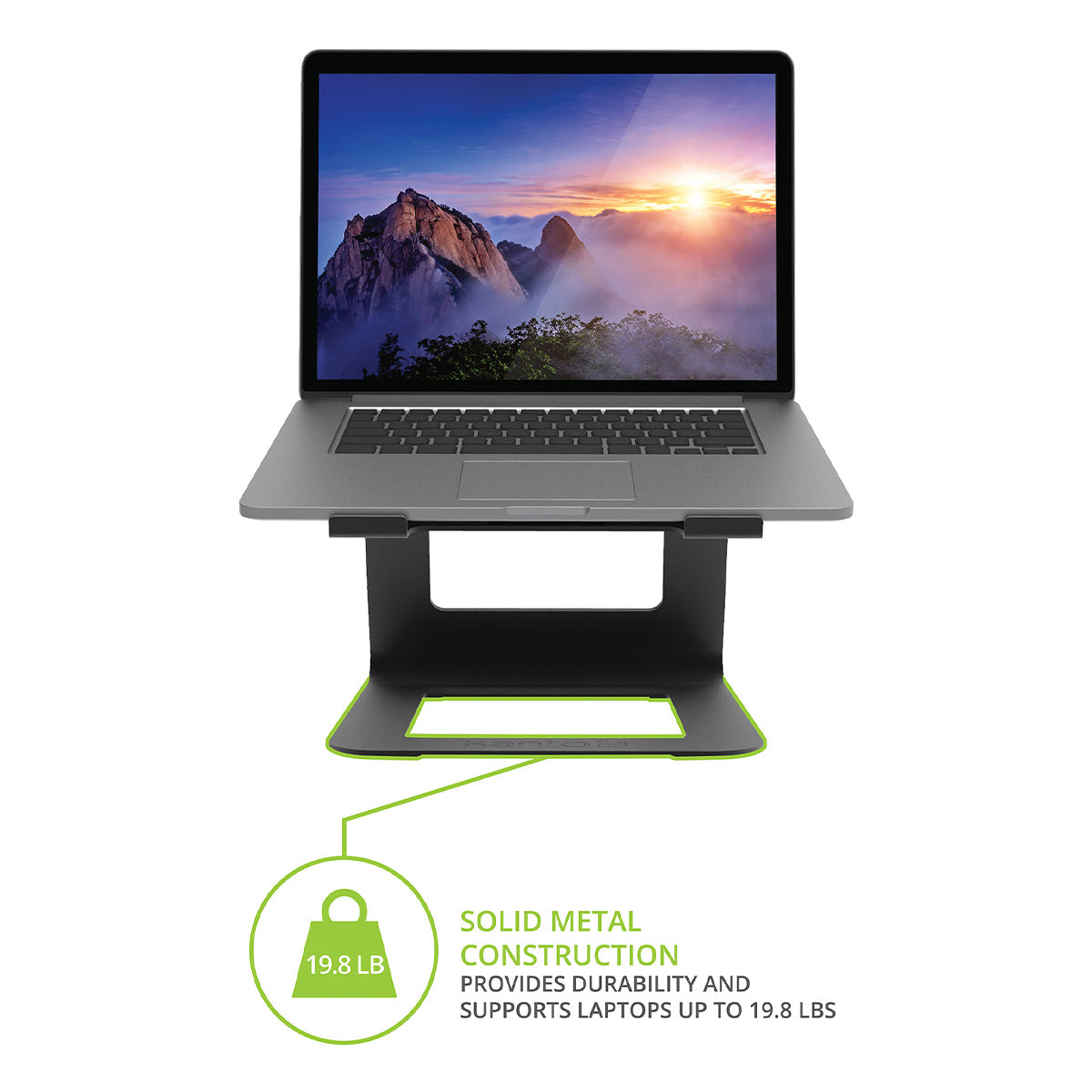 Kanto LE1 Ergonomic Universal Laptop Riser Stand for 11" - 16" Laptops