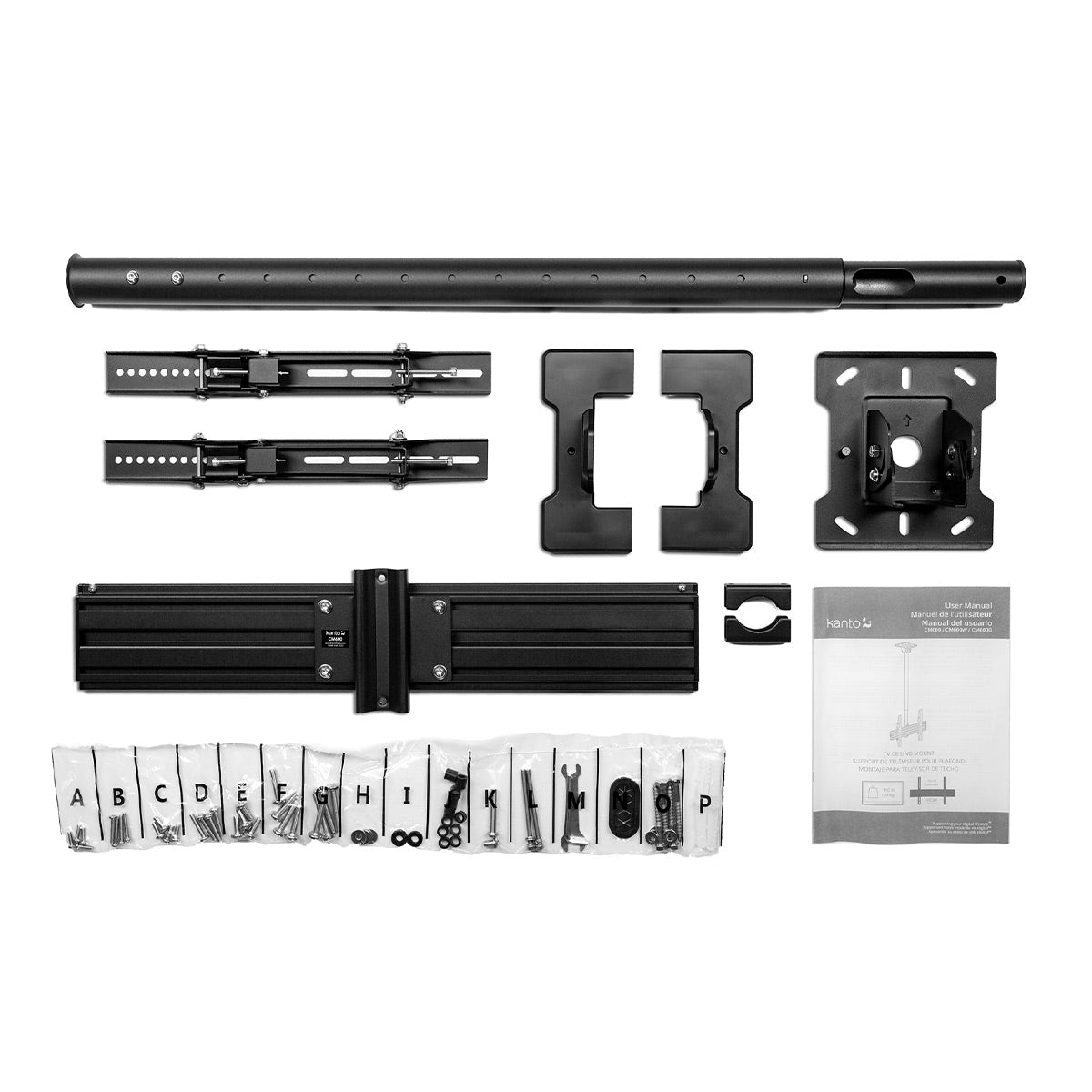 Kanto CM600SG Stainless Steel Full-Motion Outdoor Ceiling Mount for 37" - 70" TVs