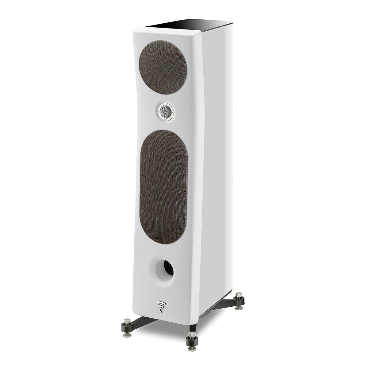 Focal Kanta No.2 3-Way Bass-Reflex Floorstanding Speaker - Each (White High Gloss & White Mat)