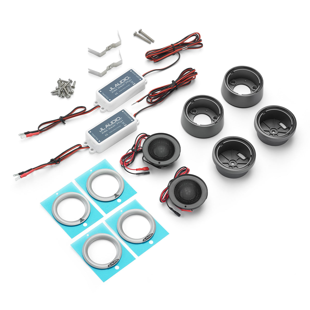 JL Audio M6-100CT 1" M6 Marine Component Tweeters - Pair (Titanium)