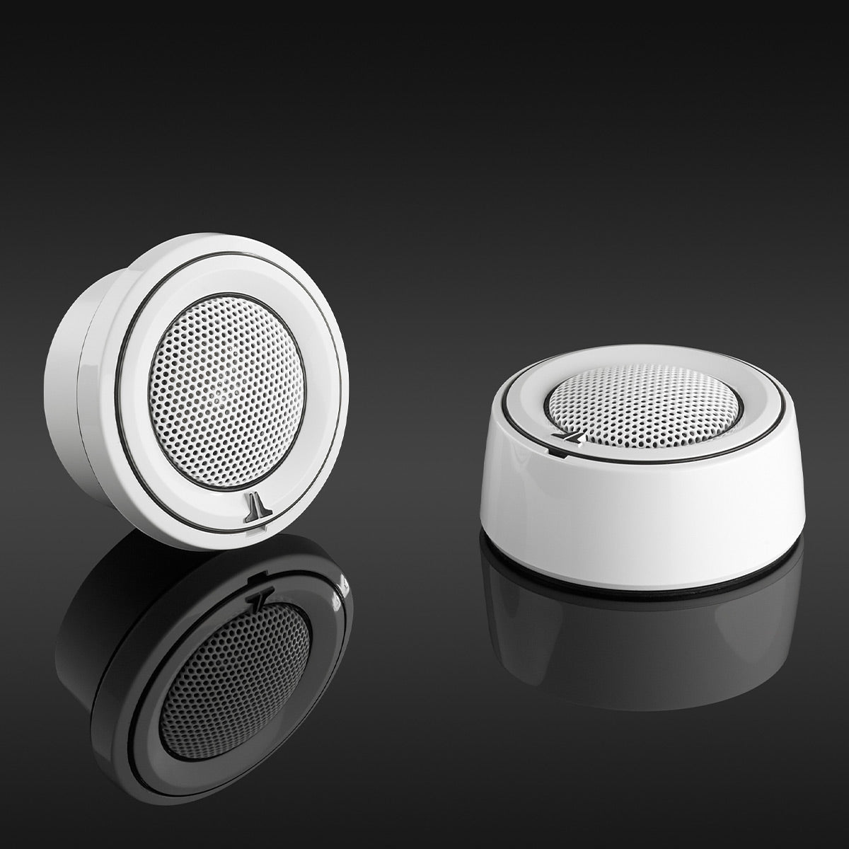 JL Audio M6-100CT 1" M6 Marine Component Tweeters - Pair (Gloss White)