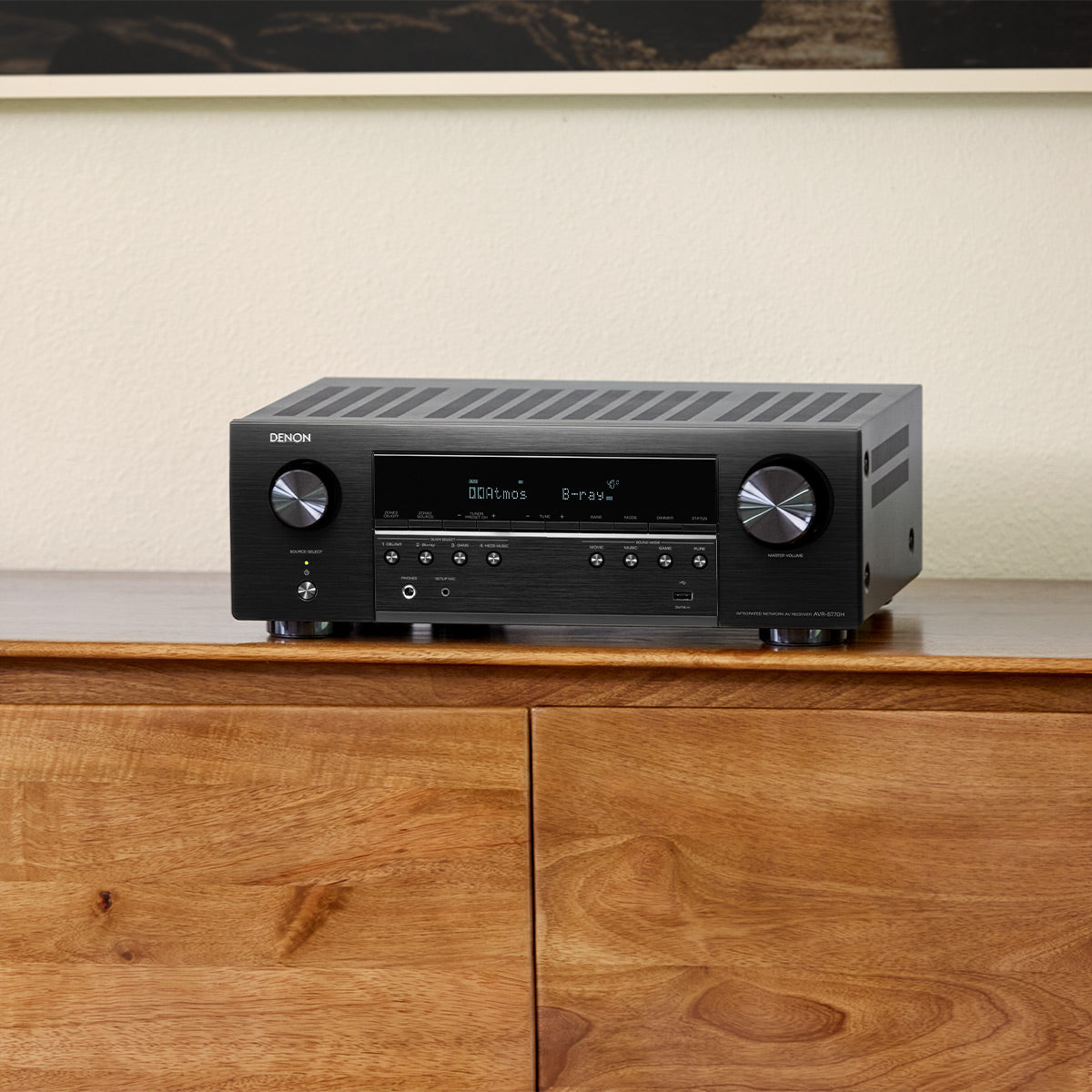 Denon AVR-S770H 7.2 Channel 8K Home Theater Receiver with Dolby Atmos & HEOS Built-In