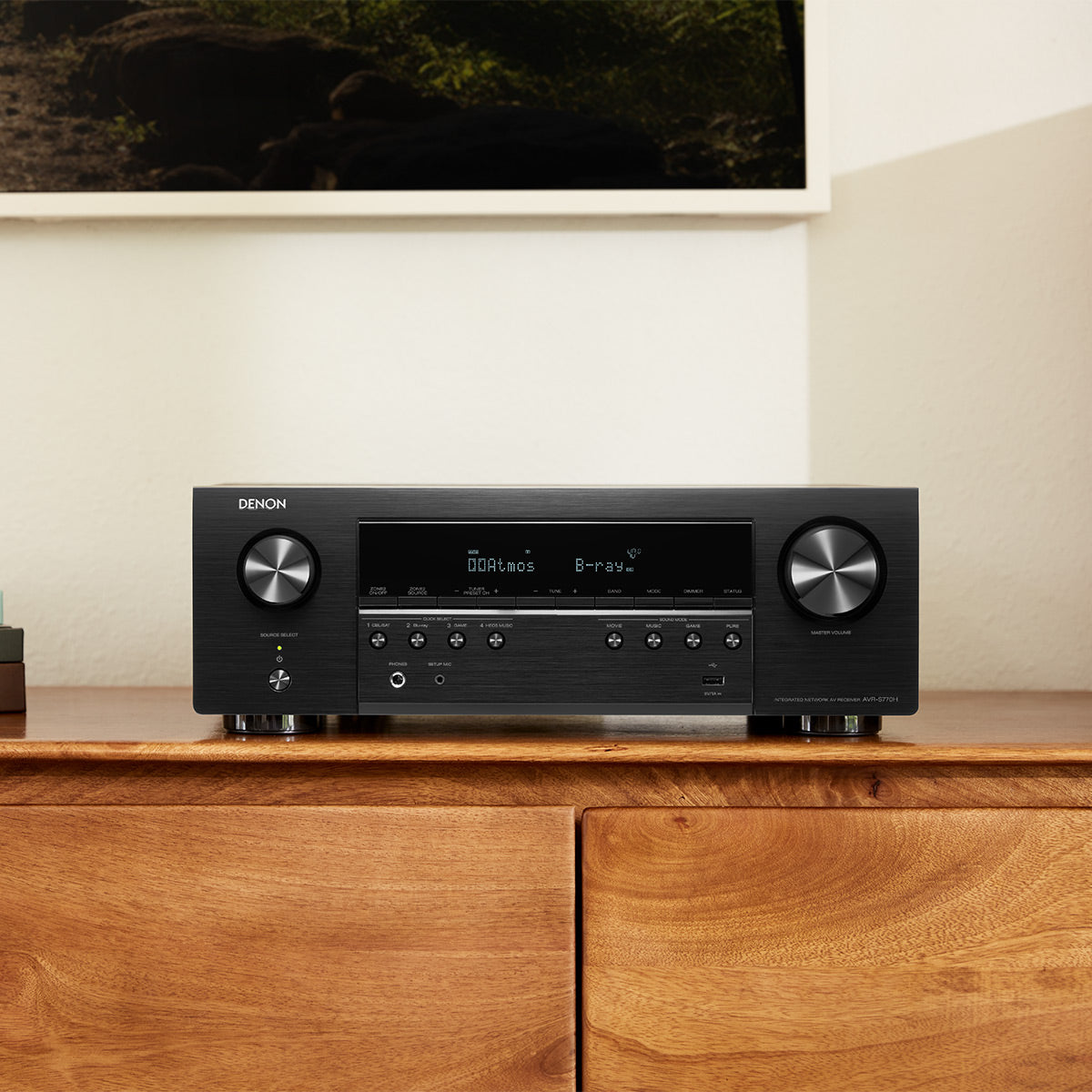 Denon AVR-S770H 7.2 Channel 8K Home Theater Receiver with Dolby Atmos & HEOS Built-In