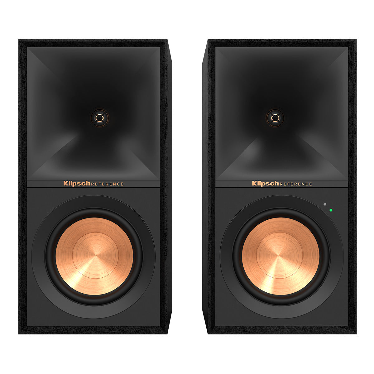 Klipsch R-50PM Powered Bookshelf Speakers with 5.25” Woofers - Pair