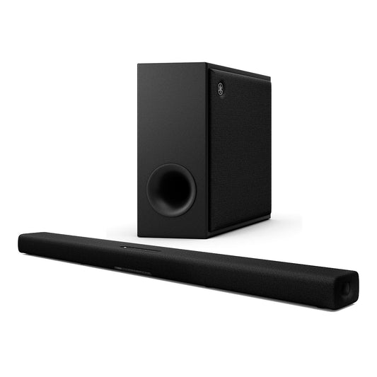 Yamaha SR-X40A True X Bar 40A Dolby Atmos Soundbar with SW-X100ABL True X Sub 100A Wireless Subwoofer