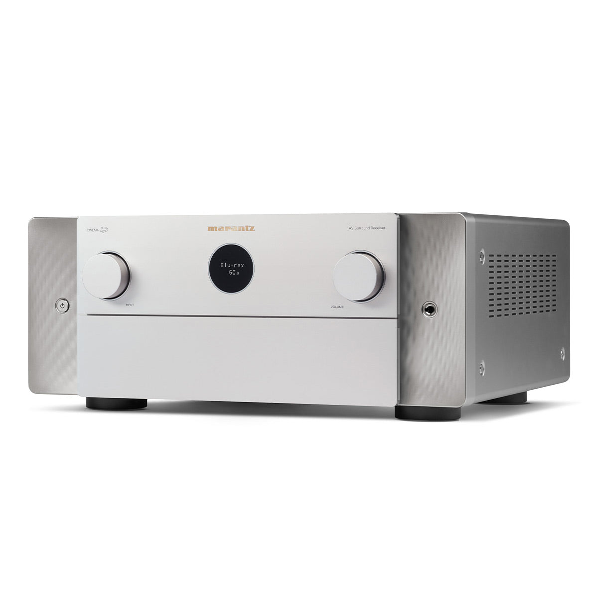 Marantz Cinema 40 9.4 Channel 8K Ultra HD Home Theater Receiver with Dolby Atmos/DTS:X & HEOS Built-In Streaming (Silver/Gold)