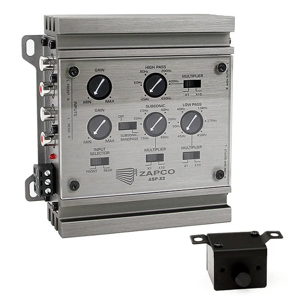 Zapco ASP-X2 2-Way Electronic Crossover | World Wide Stereo