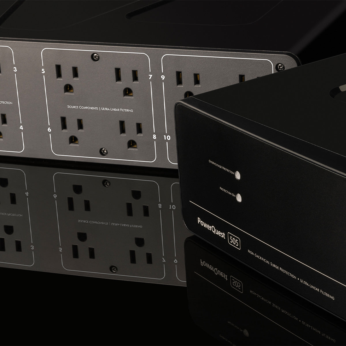 AudioQuest PowerQuest 505 Surge Protector and Power Conditioner with 12 Outlets