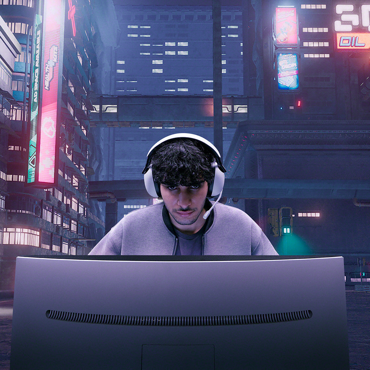 Sony INZONE H9 Wireless Noise Cancelling Gaming Headset (White)