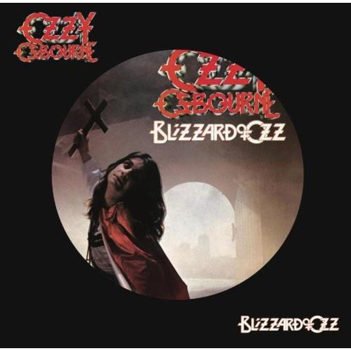 Picture disc vinyl LP featuring a man holding an inverted cross against a moonlit backdrop