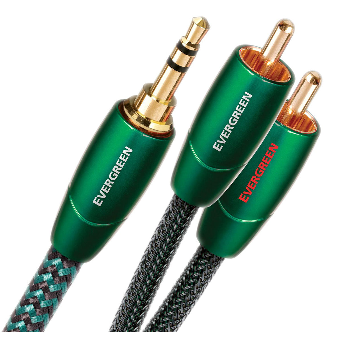 AudioQuest Evergreen 3.5mm Male to RCA Male Cable - 26.25 ft. (8m)