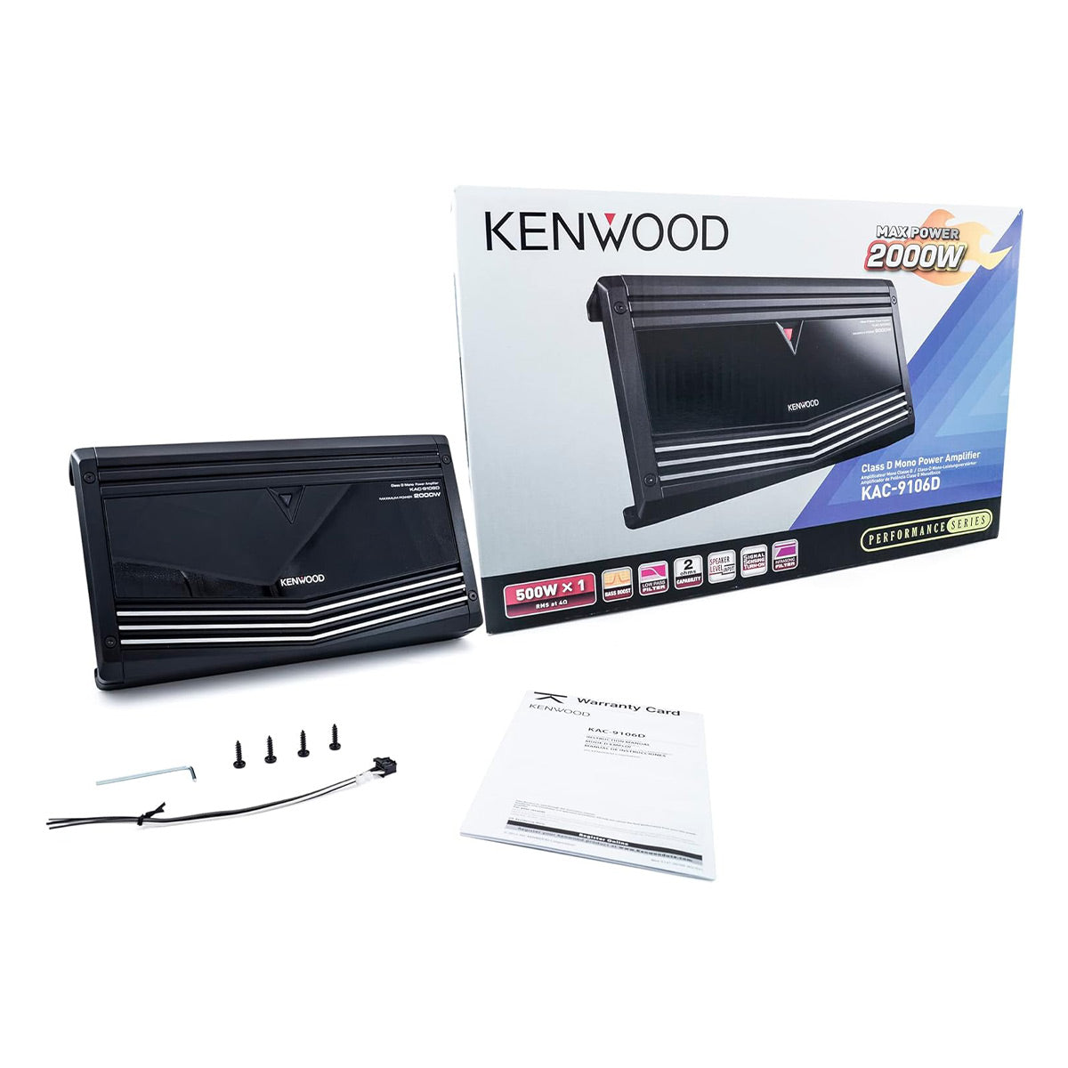 Kenwood KAC-9106D Mono Power Amplifier