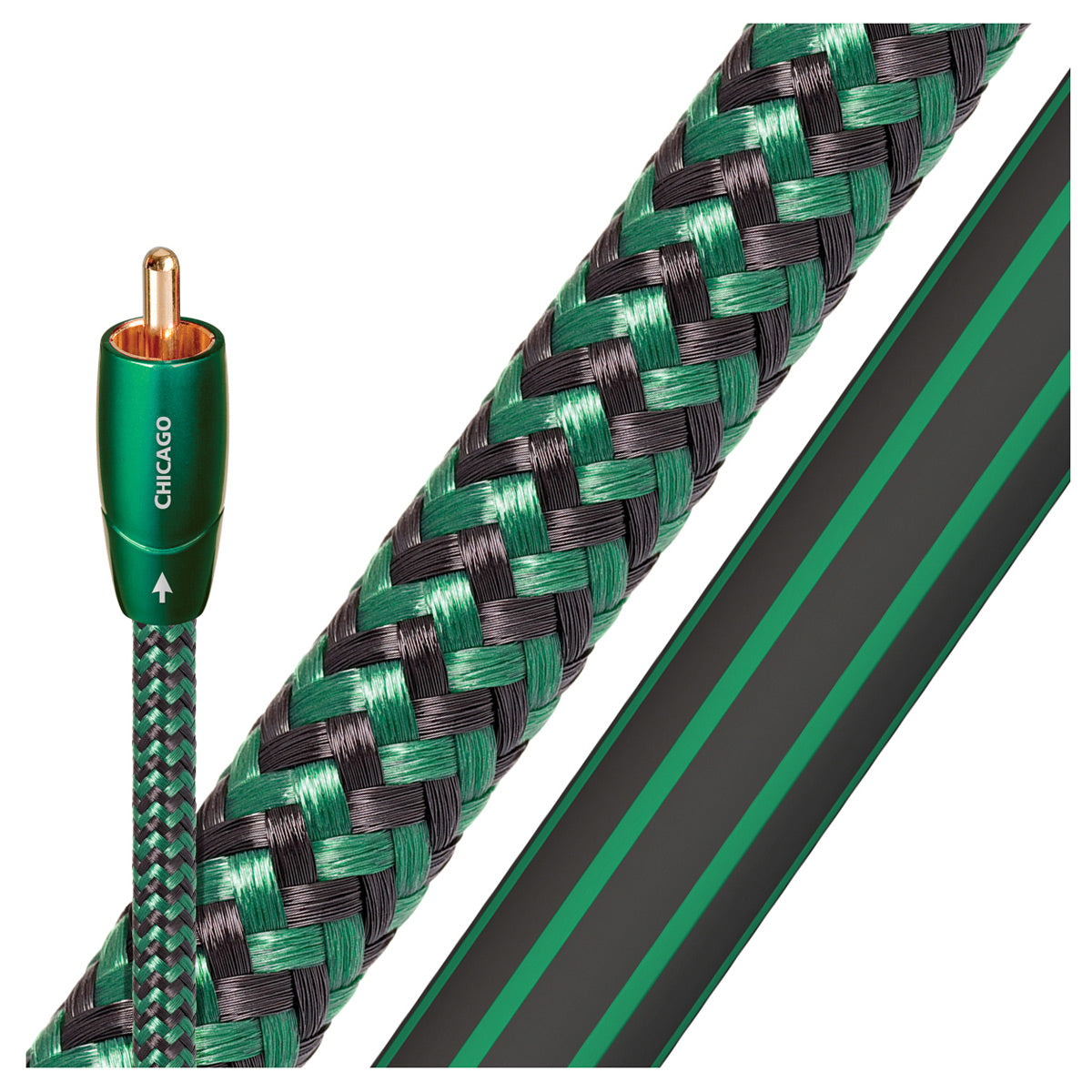 AudioQuest Chicago RCA Male to RCA Male Cable - 9.84 ft. (3m) - 2-Pack