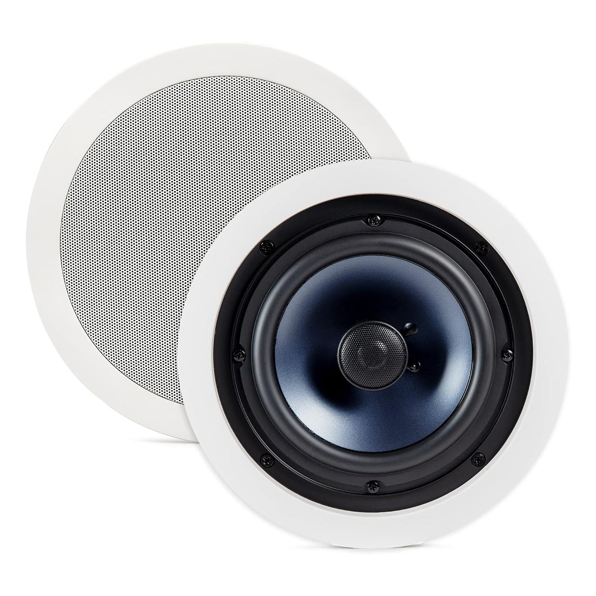 Polk Audio RC60i 2 Way In Ceiling Speakers - 8 Pack (White)