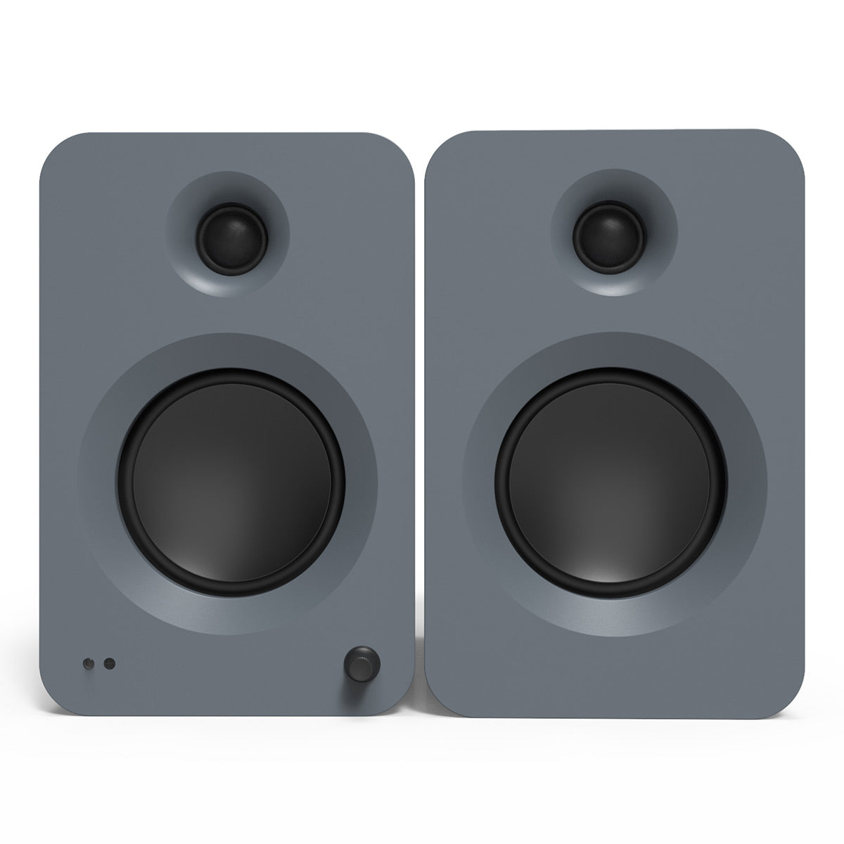 Kanto REN Powered Bluetooth Bookshelf Speakers - Pair (Matte Grey)