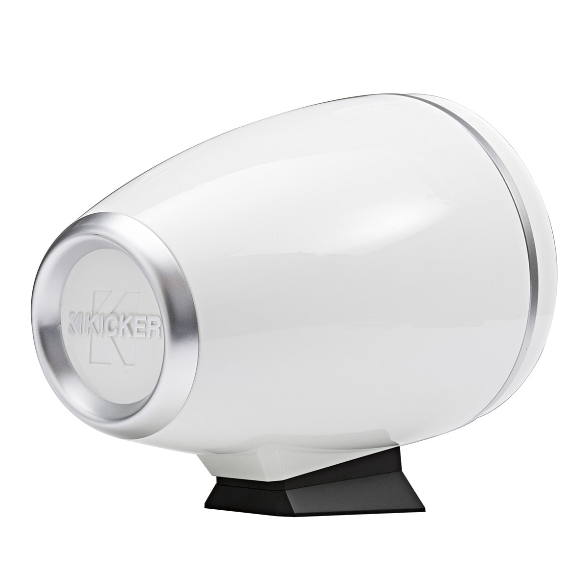 Kicker KMFC65 Flat-Mount Marine Can Speakers - Pair (White)
