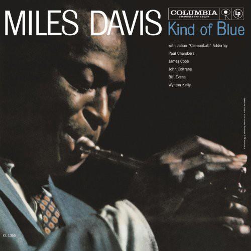 Black and white album cover featuring a close-up of a musician playing a trumpet