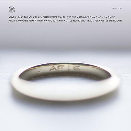 Silver ring with engraved text on the inner band