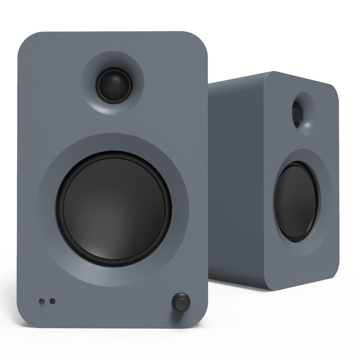Kanto REN Powered Bluetooth Bookshelf Speakers - Pair (Matte Grey)