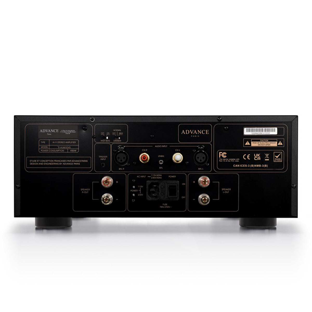 Advance Paris X-P700 Stereo Preamplifier & X-A160 EVO Stereo Amplifier Bundle
