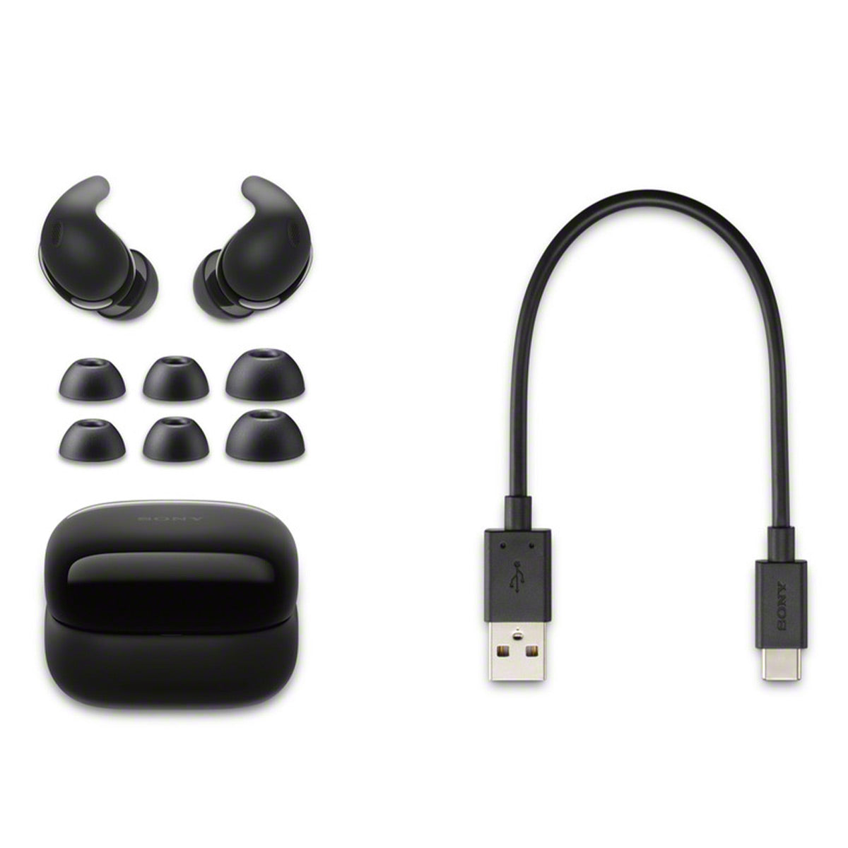Sony Linkbuds Fit Truly Wireless Noise Cancelling Earbuds (Black)