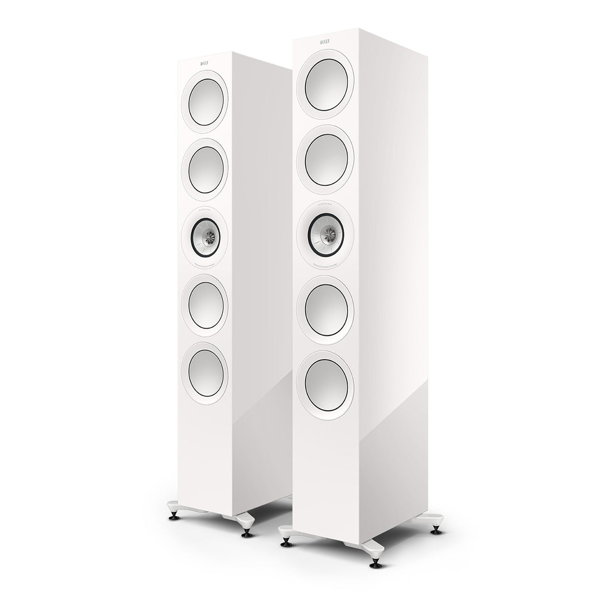 KEF R11 Meta Floorstanding Speaker - Each (Gloss White)