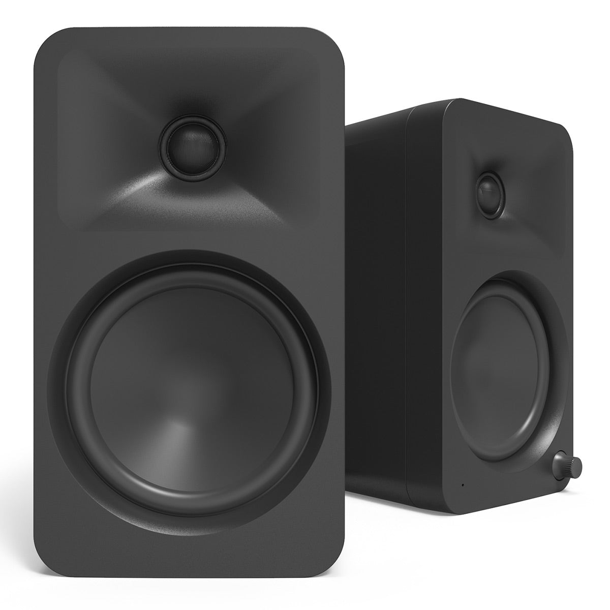 Kanto スピーカー ORA4 マットブラック ワイヤレス Bluetooth Kanto ORA4 Powered Bluetooth Desktop Speakers - Pair (Matte Black