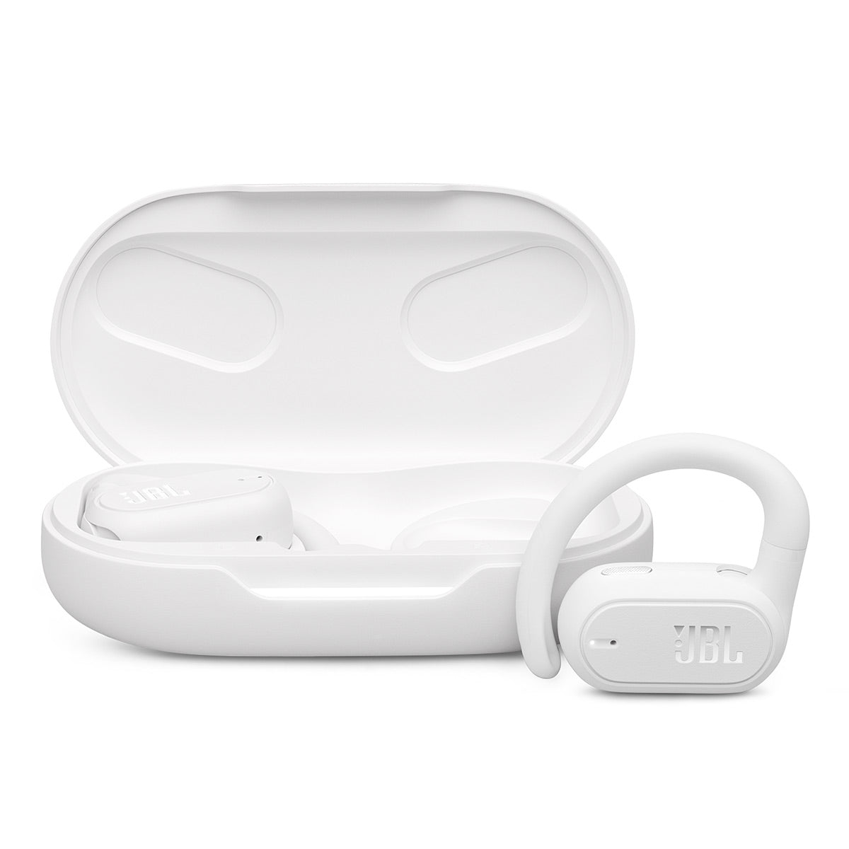 Coque De Protection En Silicone Pour Enceinte JBL Clip 3 – Étanche, Antichoc – Motif Rayé Avec Boutons Repérés – Ouvertures Pour Son – Gris Moyen – Transport Facile