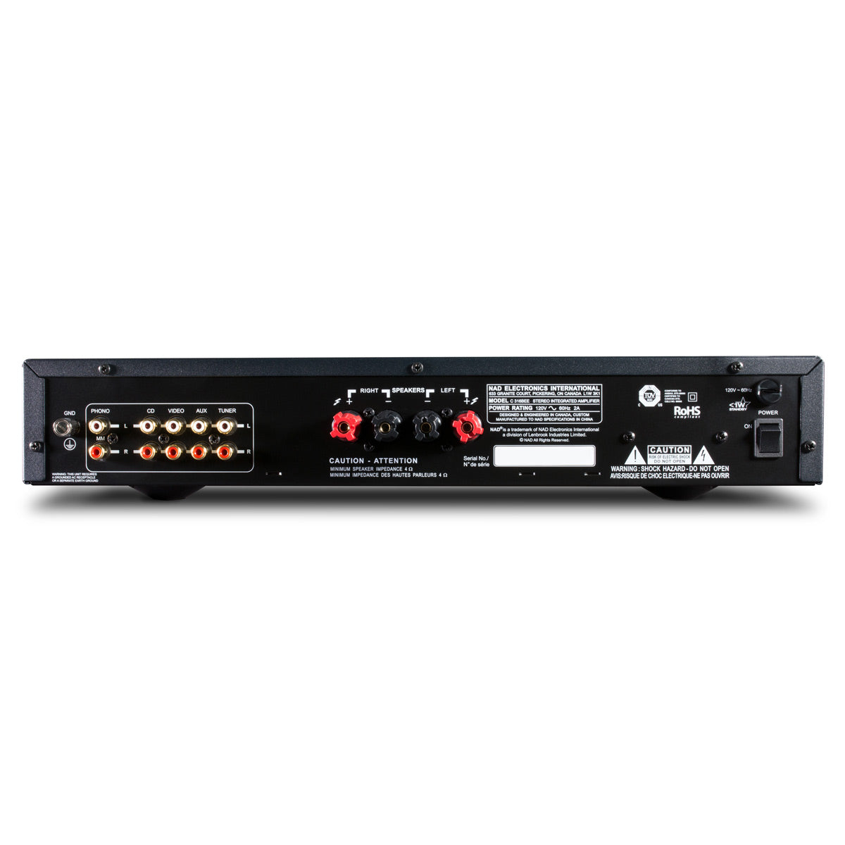 NAD Electronics C 316BEE V2 Stereo Integrated Amplifier